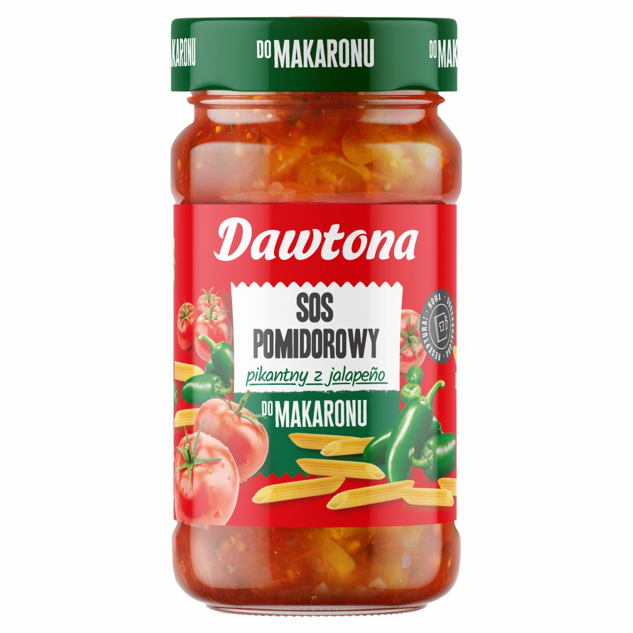 Zdjęcia - Dawtona Sos pomidorowy pikantny z jalapeño do makaronu 550 g