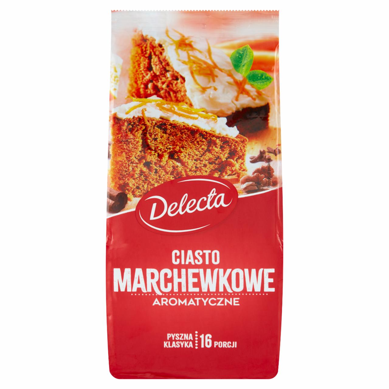 Zdjęcia - Delecta Ciasto marchewkowe mieszanka do wypieku ciasta 410 g