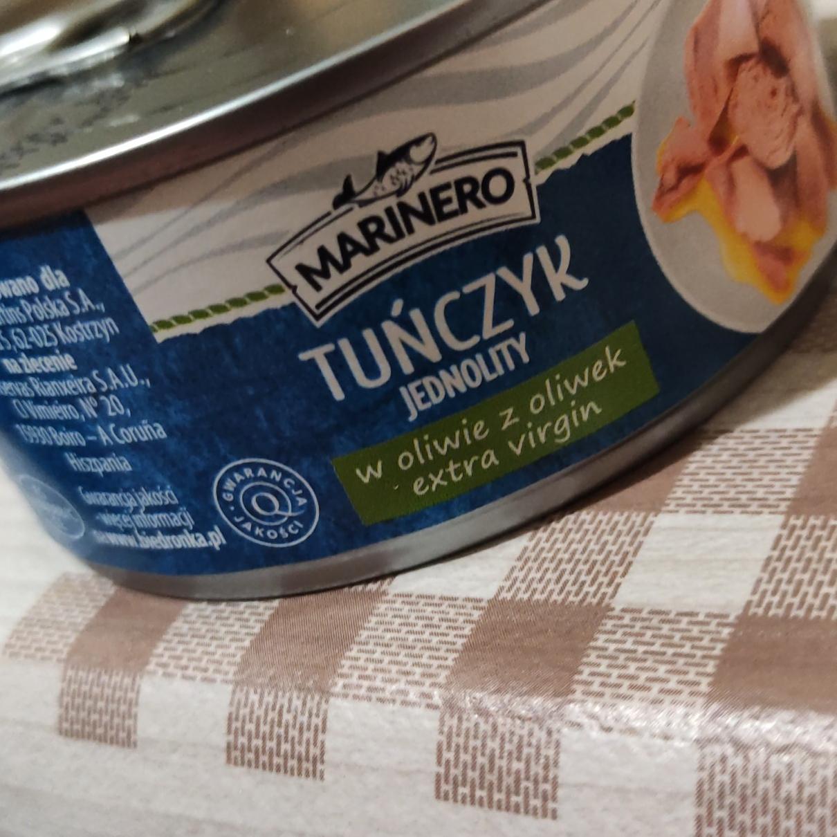 Zdjęcia - Tuńczyk jednolity w oliwie z oliwek extra virgin Marinero