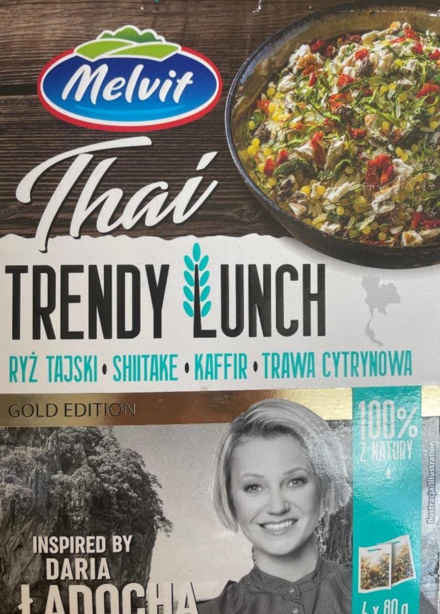 Zdjęcia - Trendy Lunch Thai ryż tajski, shitakee, kaffir, trawa cytrynowa Melvit