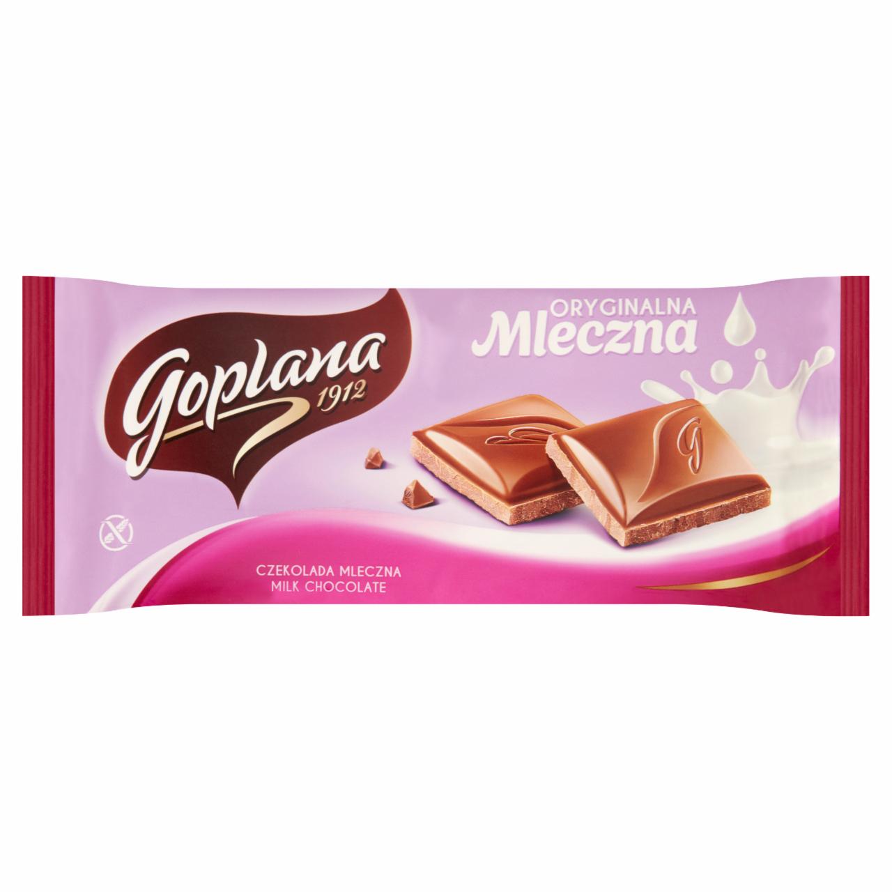 Zdjęcia - Goplana Oryginalna mleczna Czekolada 90 g