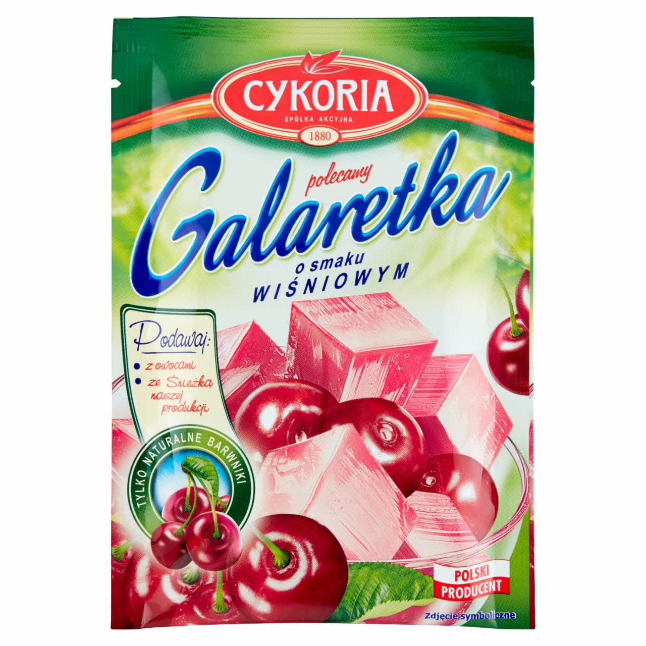 Zdjęcia - Cykoria Galaretka o smaku wiśniowym 75 g