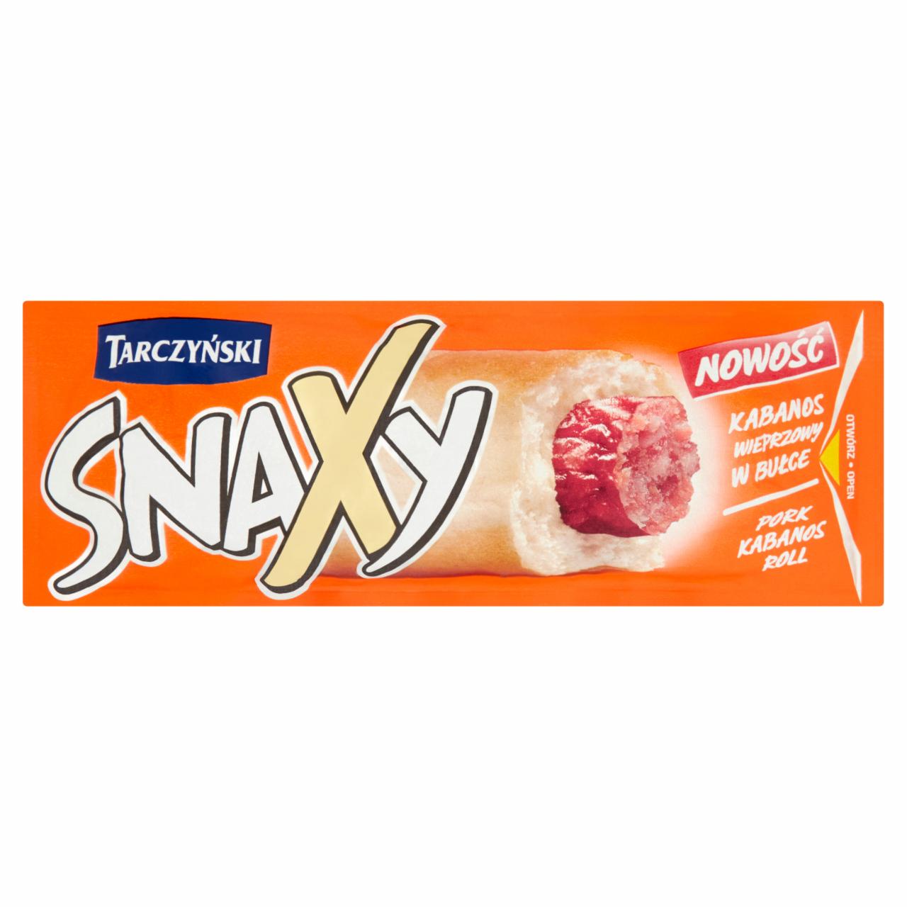 Zdjęcia - Tarczyński Snaxy Kabanos wieprzowy w bułce 50 g