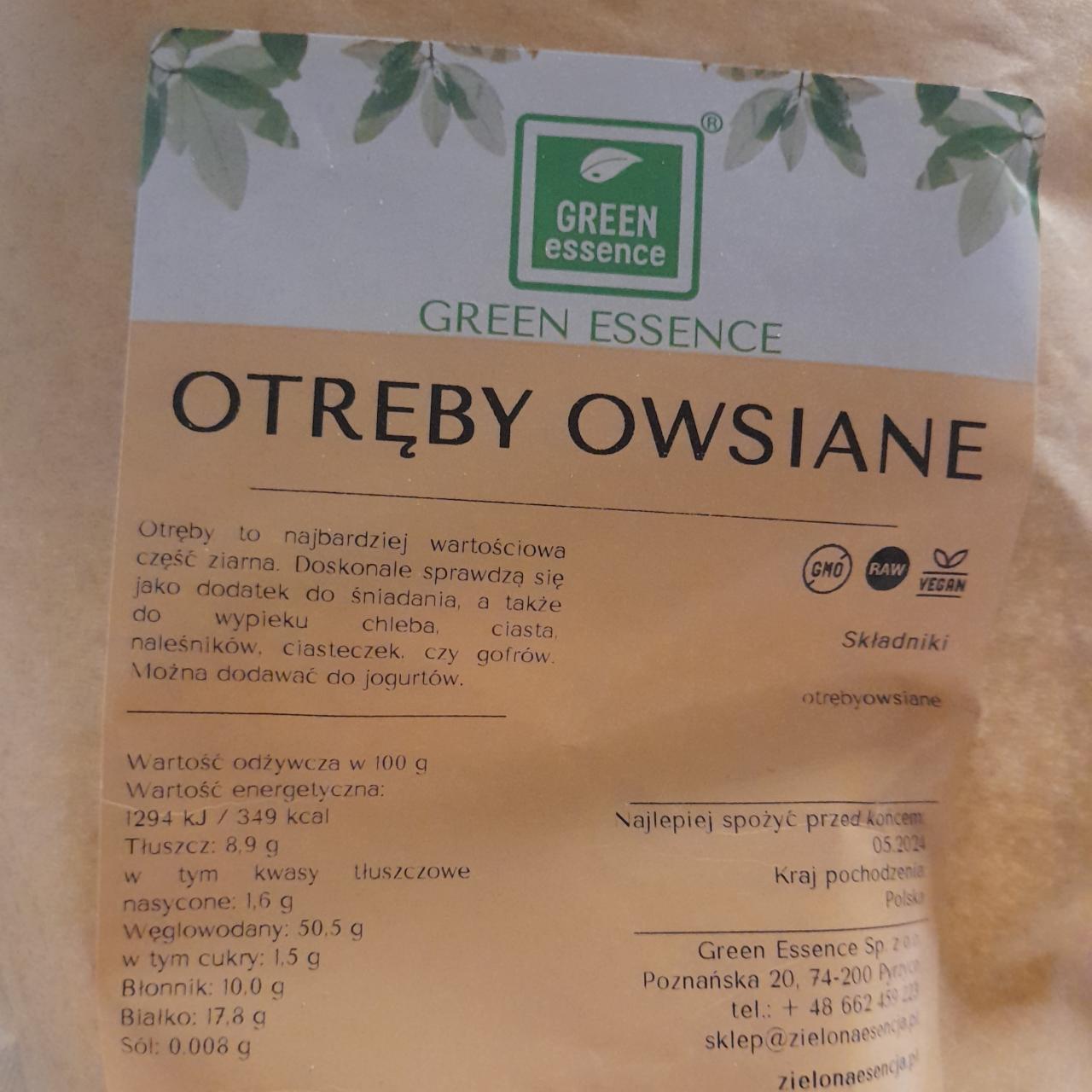 Zdjęcia - Otręby Owsiane Green Essence