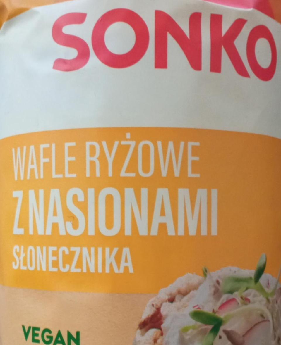 Zdjęcia - Wafle ryżowe z nasionami słonecznika Sonko