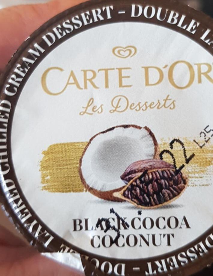 Zdjęcia - Les dessert Black Cocoa Coconut Carte d'Or