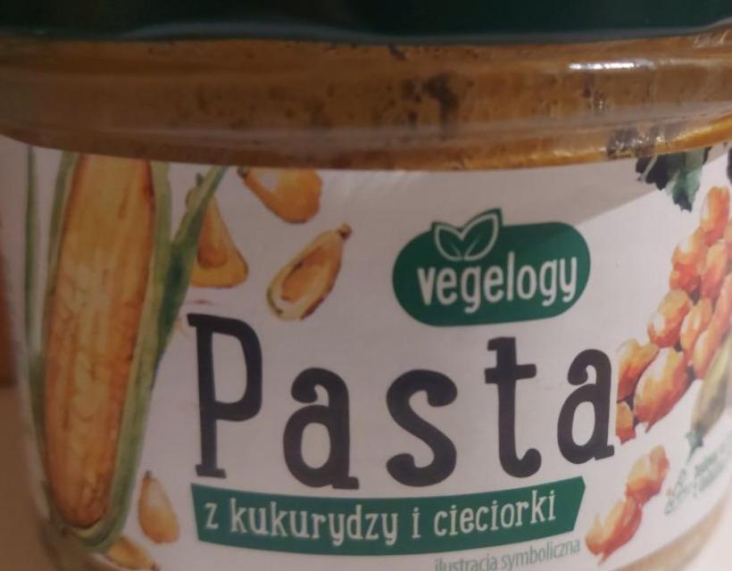 Zdjęcia - Pasta z kukurydzy i cieciorki vegelogy