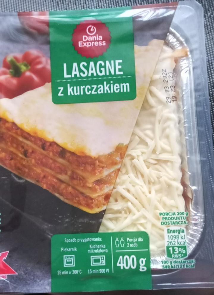 Zdjęcia - Lasagne z kurczakiem Dania Express