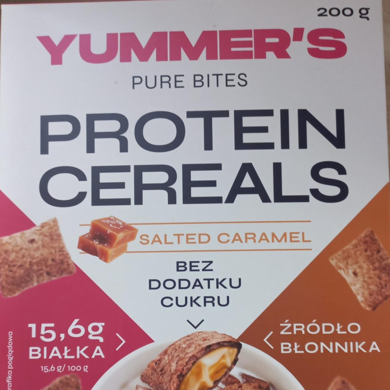 Zdjęcia - Płatki proteinowe o smaku słonego karmelu Yummer's