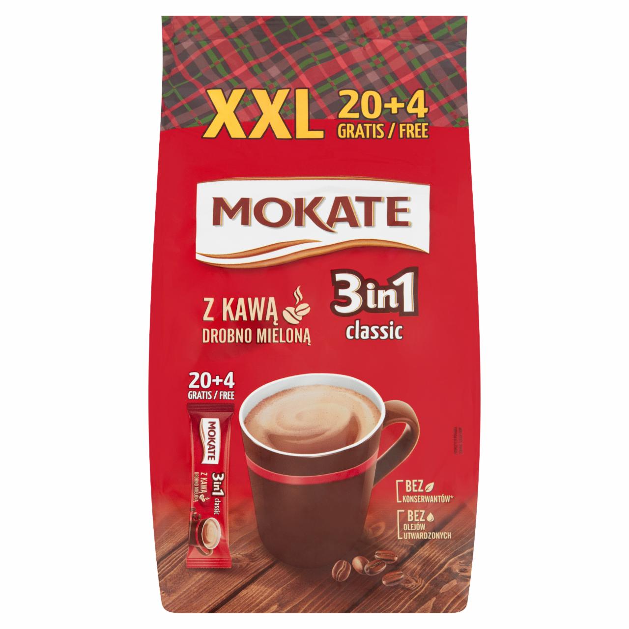 Zdjęcia - Mokate 3in1 Classic Rozpuszczalny napój kawowy w proszku 408 g (24 x 17 g)