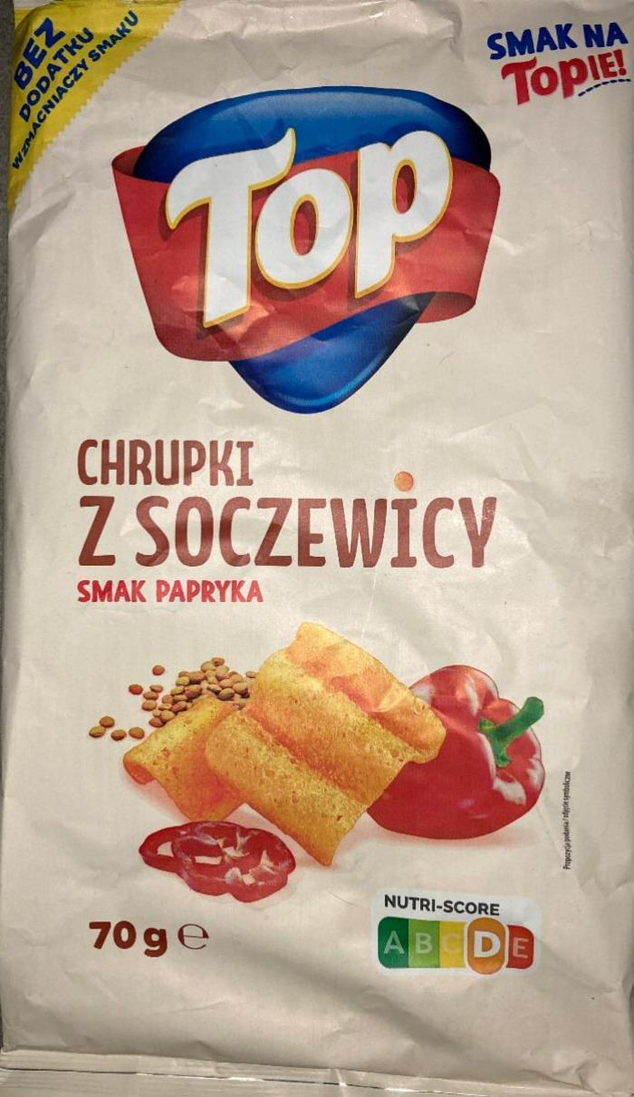 Zdjęcia - Chrupki z soczewicy smak papryka Top