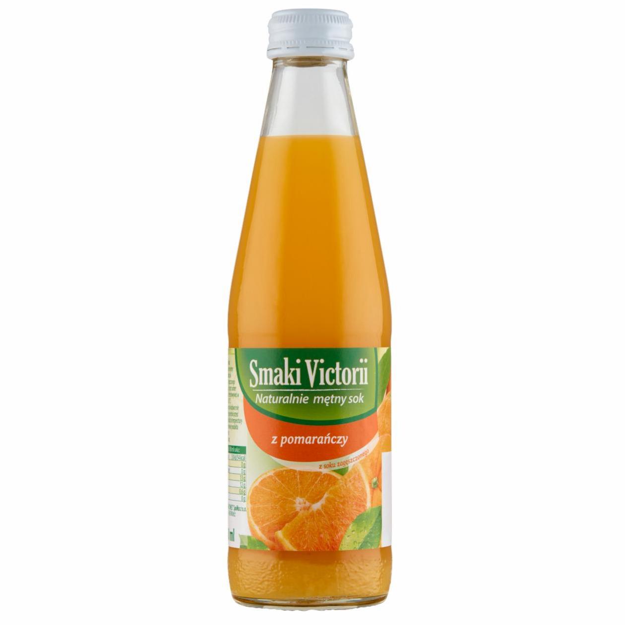 Zdjęcia - Smaki Victorii Naturalnie mętny sok z pomarańczy 250 ml