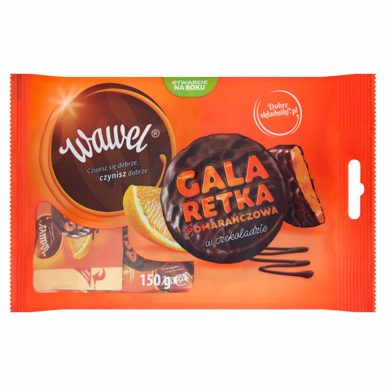 Zdjęcia - Wawel Galaretka pomarańczowa w czekoladzie 150 g