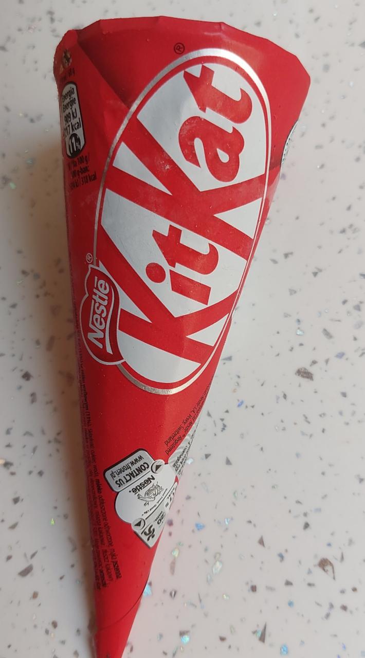 Zdjęcia - Lody rożek KitKat Nestlé