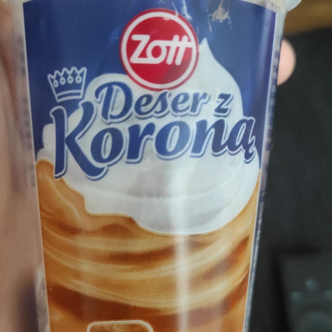 Zdjęcia - Deser z Koroną Zott karmelowy