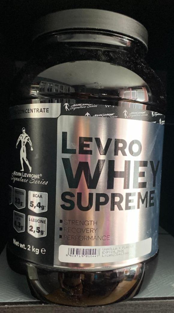 Zdjęcia - Levro Whey Supreme Vanilla Kevin Levrone