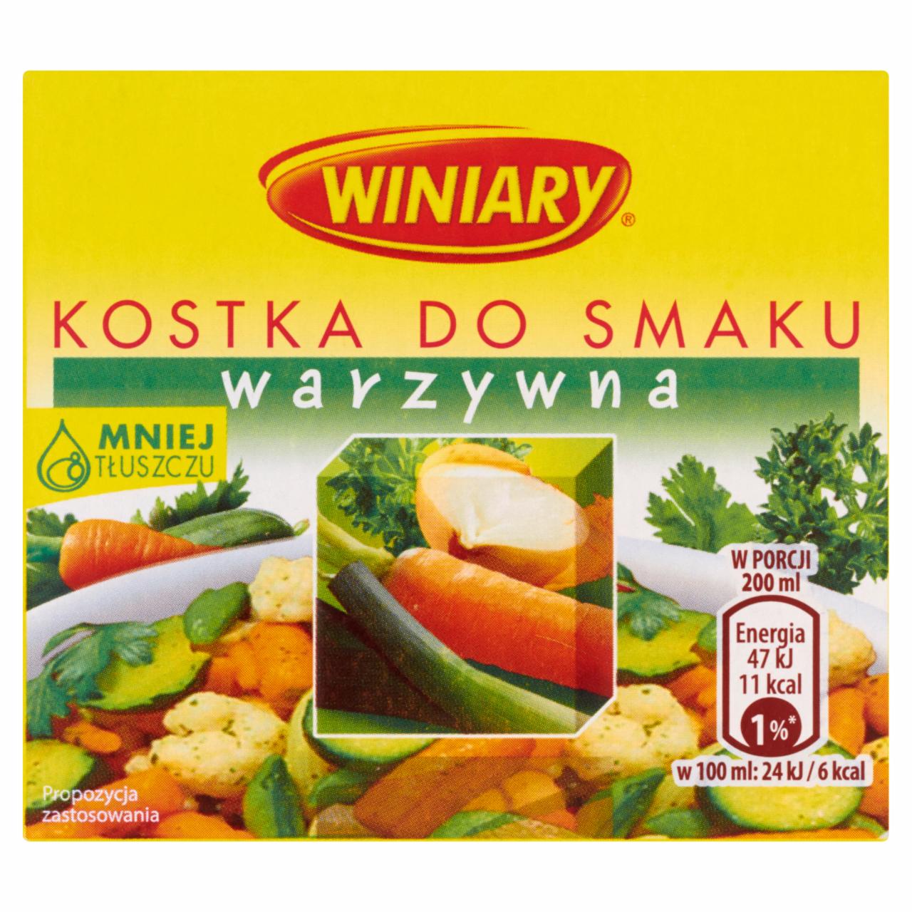 Zdjęcia - Winiary Kostka do smaku warzywna 60 g (6 kostek)