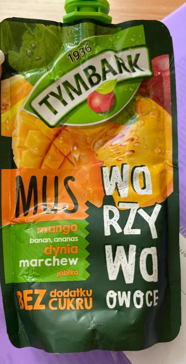 Zdjęcia - Tymbark Vega Mus mango banan jabłko ananas dynia marchew 100 g 