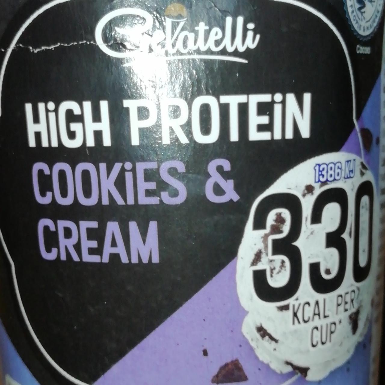 Zdjęcia - High protein cookies & cream Gelatelli