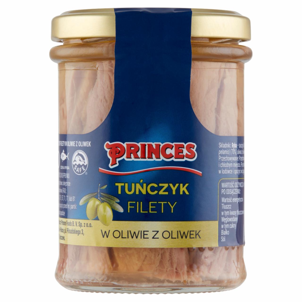 Zdjęcia - Princes Tuńczyk filety w oliwie z oliwek 185 g