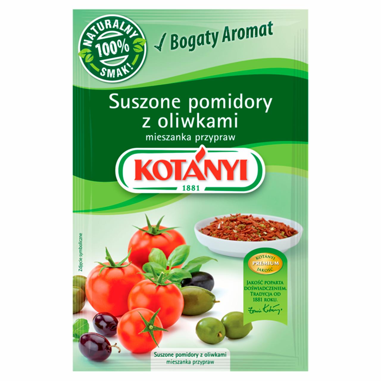 Zdjęcia - Kotányi Suszone pomidory z oliwkami mieszanka przypraw 22 g