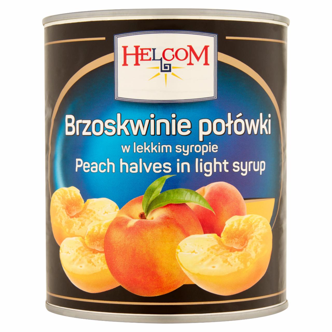 Zdjęcia - Helcom Brzoskwinie połówki w lekkim syropie 820 g