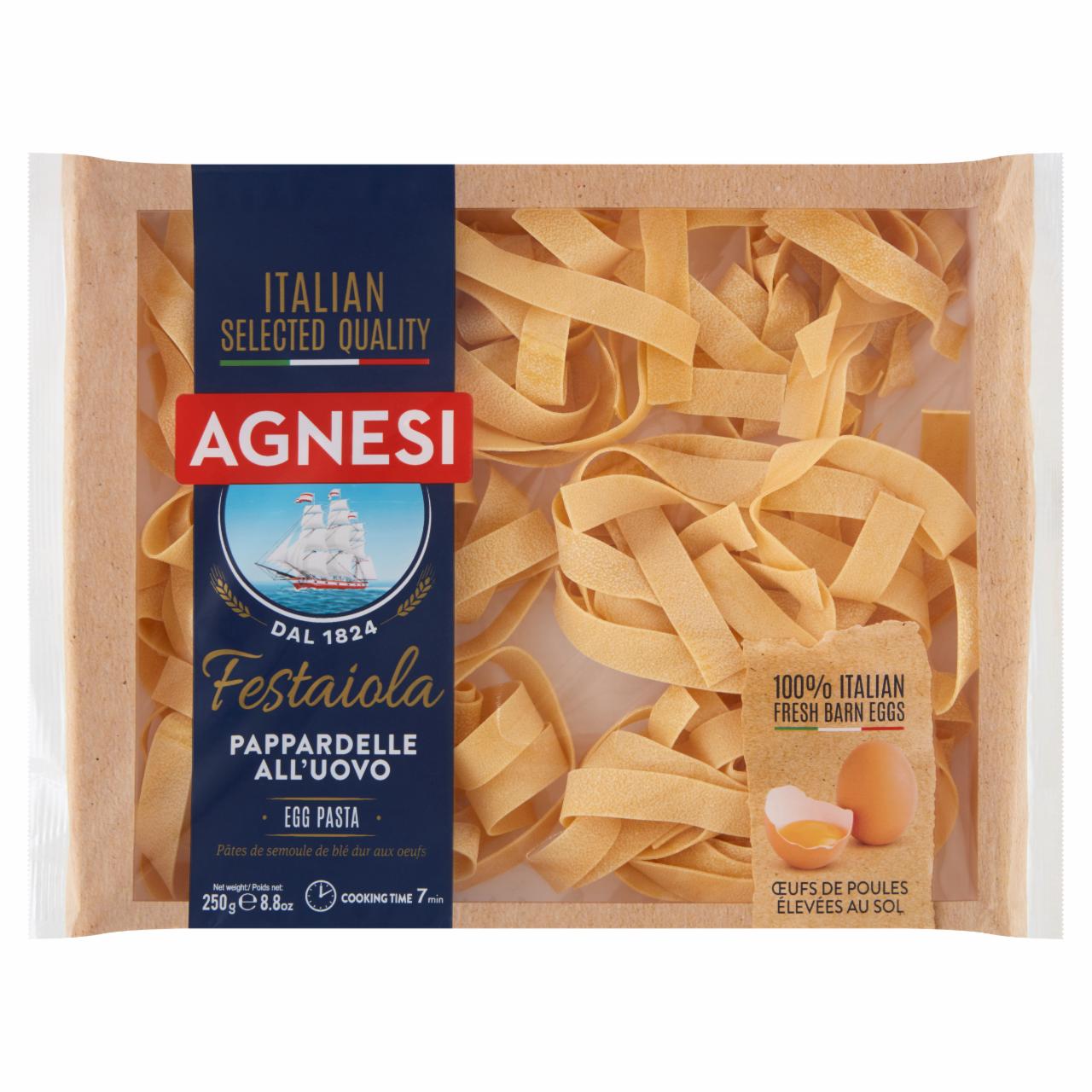 Zdjęcia - Agnesi Pappardelle Makaron jajeczny 250 g