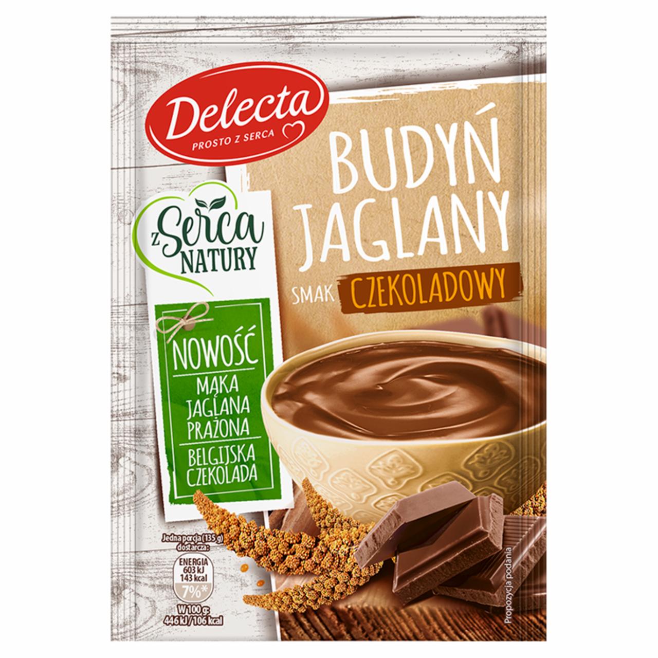 Zdjęcia - Delecta Budyń jaglany smak czekoladowy 55 g