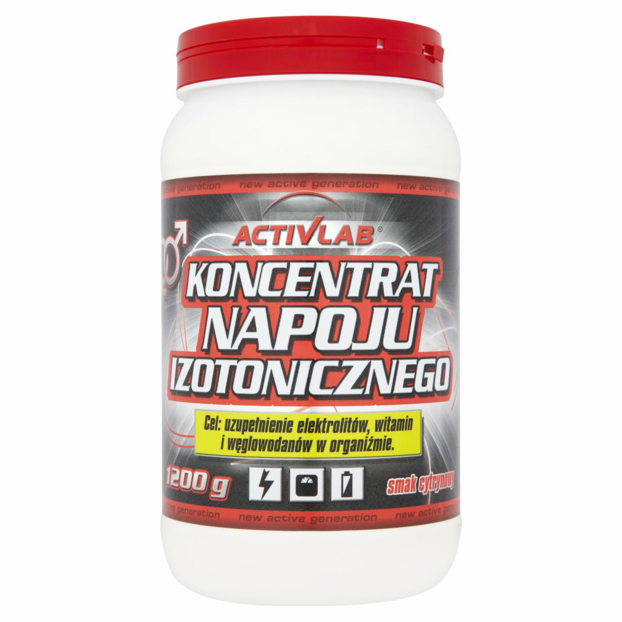 Zdjęcia - ActivLab Koncentrat napoju izotonicznego smak cytrynowy 1200 g