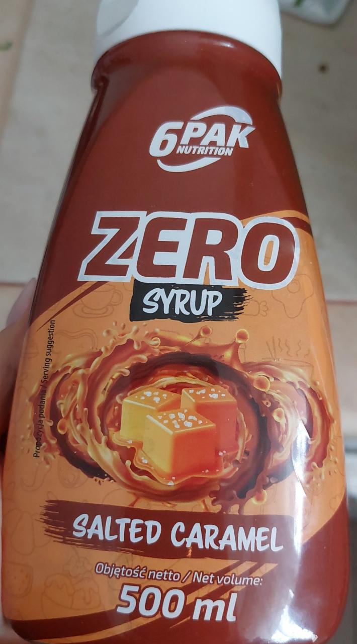 Zdjęcia - 6pak Zero syrup słony karmel