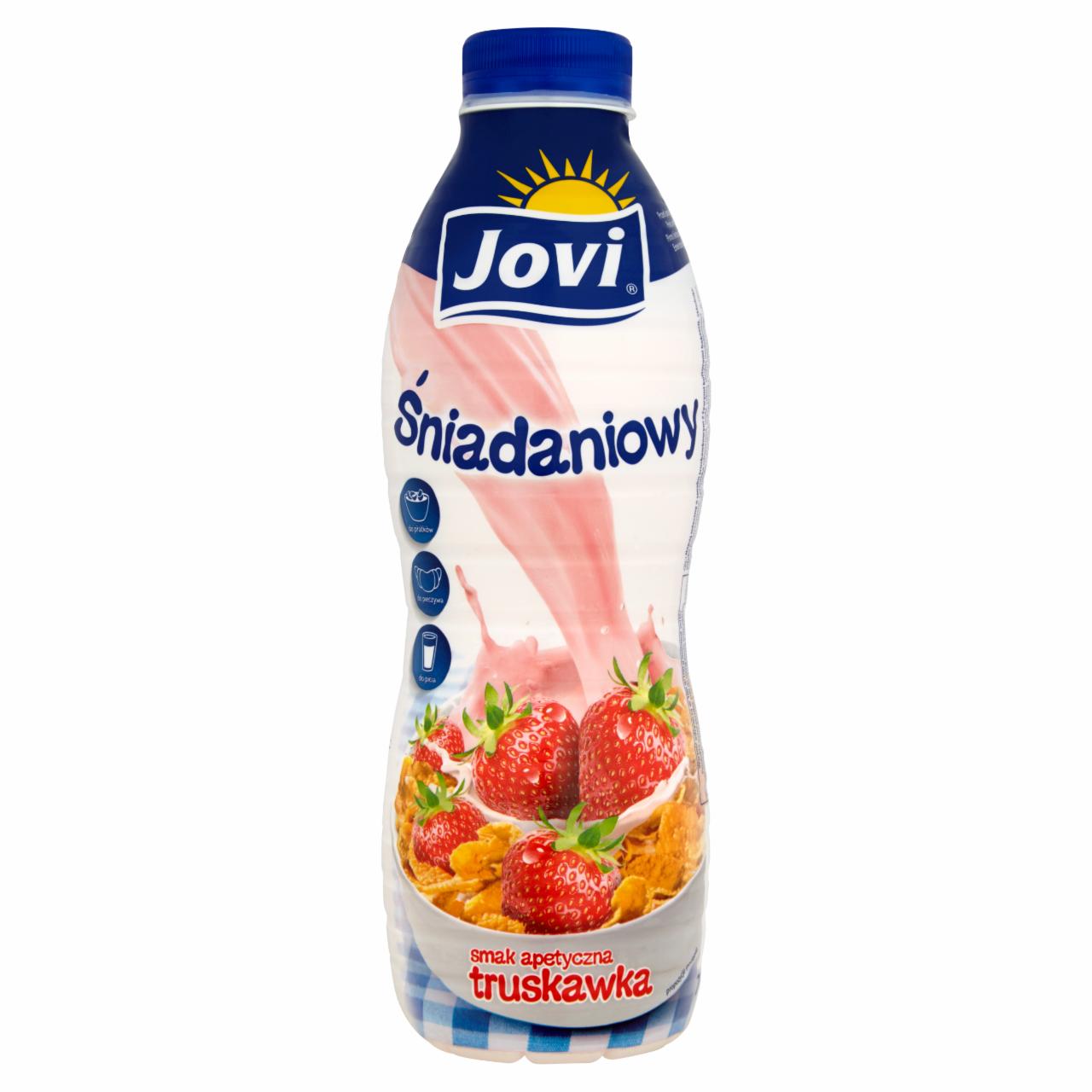 Zdjęcia - Jovi Śniadaniowy Napój mleczny smak apetyczna truskawka 700 g
