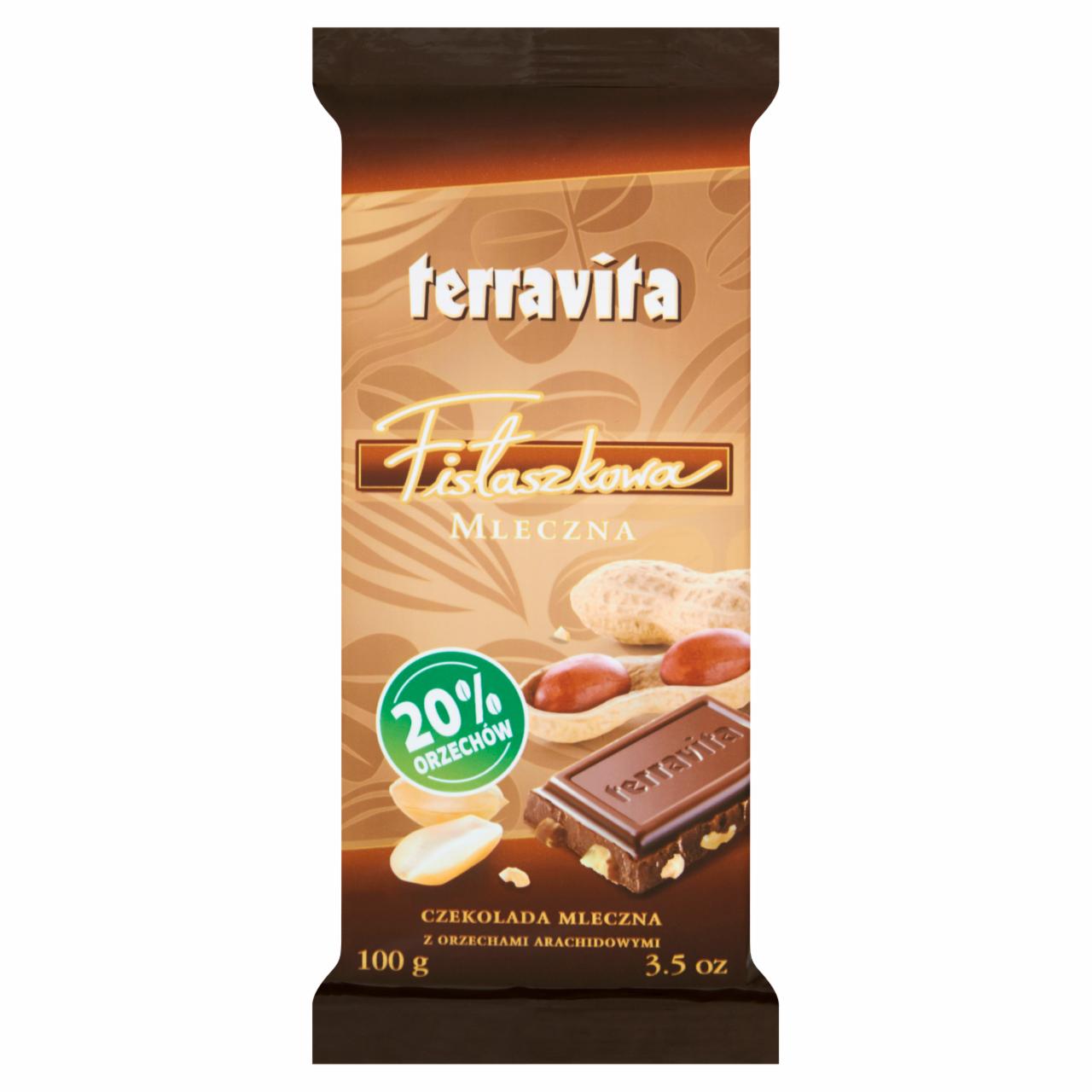 Zdjęcia - Terravita Fistaszkowa mleczna Czekolada 100 g