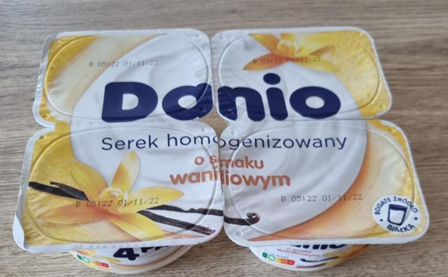 Zdjęcia - Serek homogenizowany o smaku waniliowym Danio