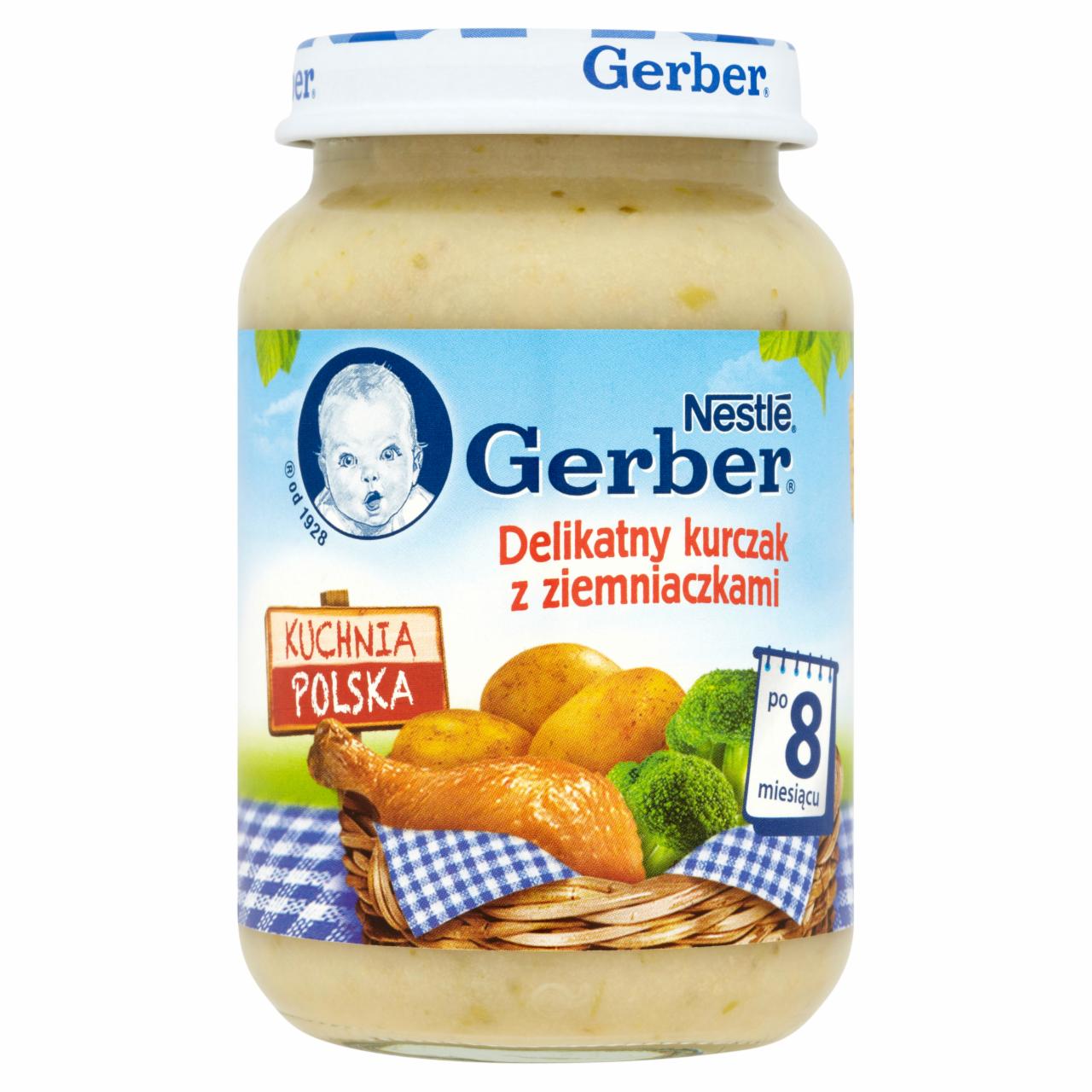 Zdjęcia - Gerber Kuchnia Polska Delikatny kurczak z ziemniaczkami po 8 miesiącu 190 g