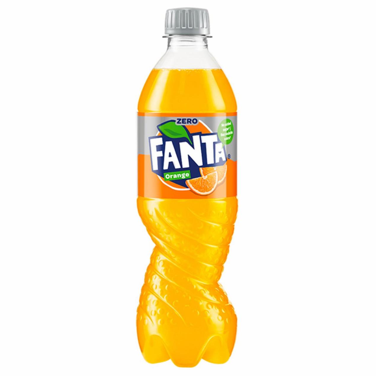 Zdjęcia - Fanta Zero Sugar Napój gazowany o smaku pomarańczowym 500 ml