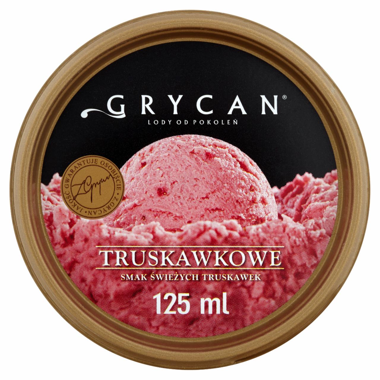 Zdjęcia - Grycan Lody truskawkowe 125 ml