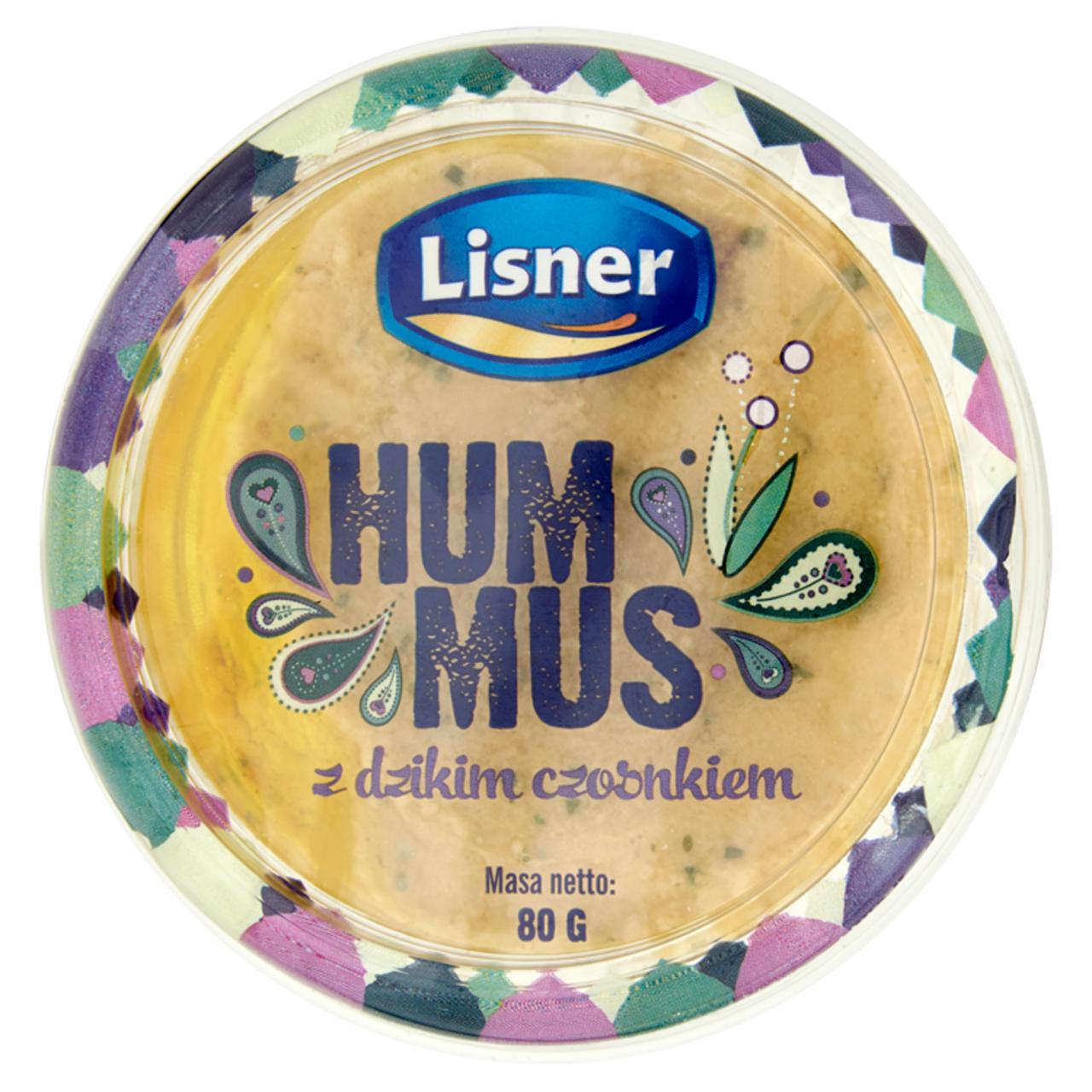 Zdjęcia - Lisner Hummus z dzikim czosnkiem 80 g
