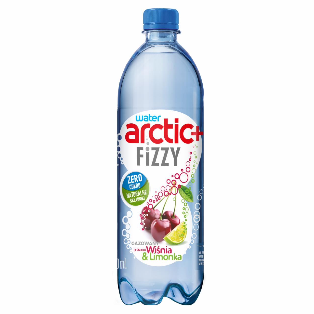 Zdjęcia - Arctic+ Fizzy Napój gazowany o smaku wiśnia & limonka 750 ml