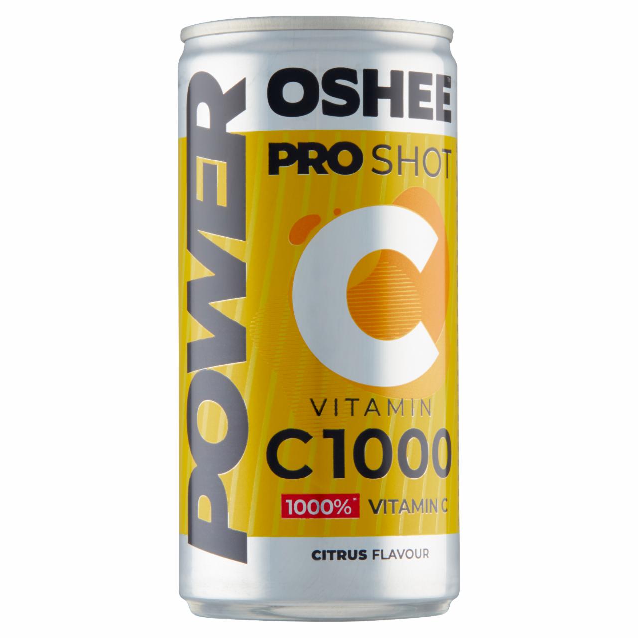 Zdjęcia - Oshee Shot Vitamin C1000 Suplement diety napój niegazowany o smaku limonki i trawy cytrynowej 200 ml