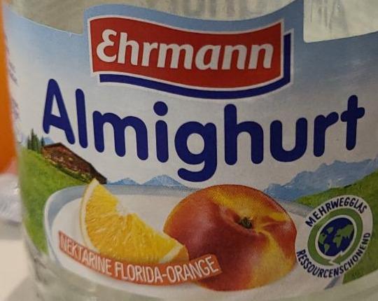 Zdjęcia - Almighurt jogurt nektarynka pomarańcza Ehrmann