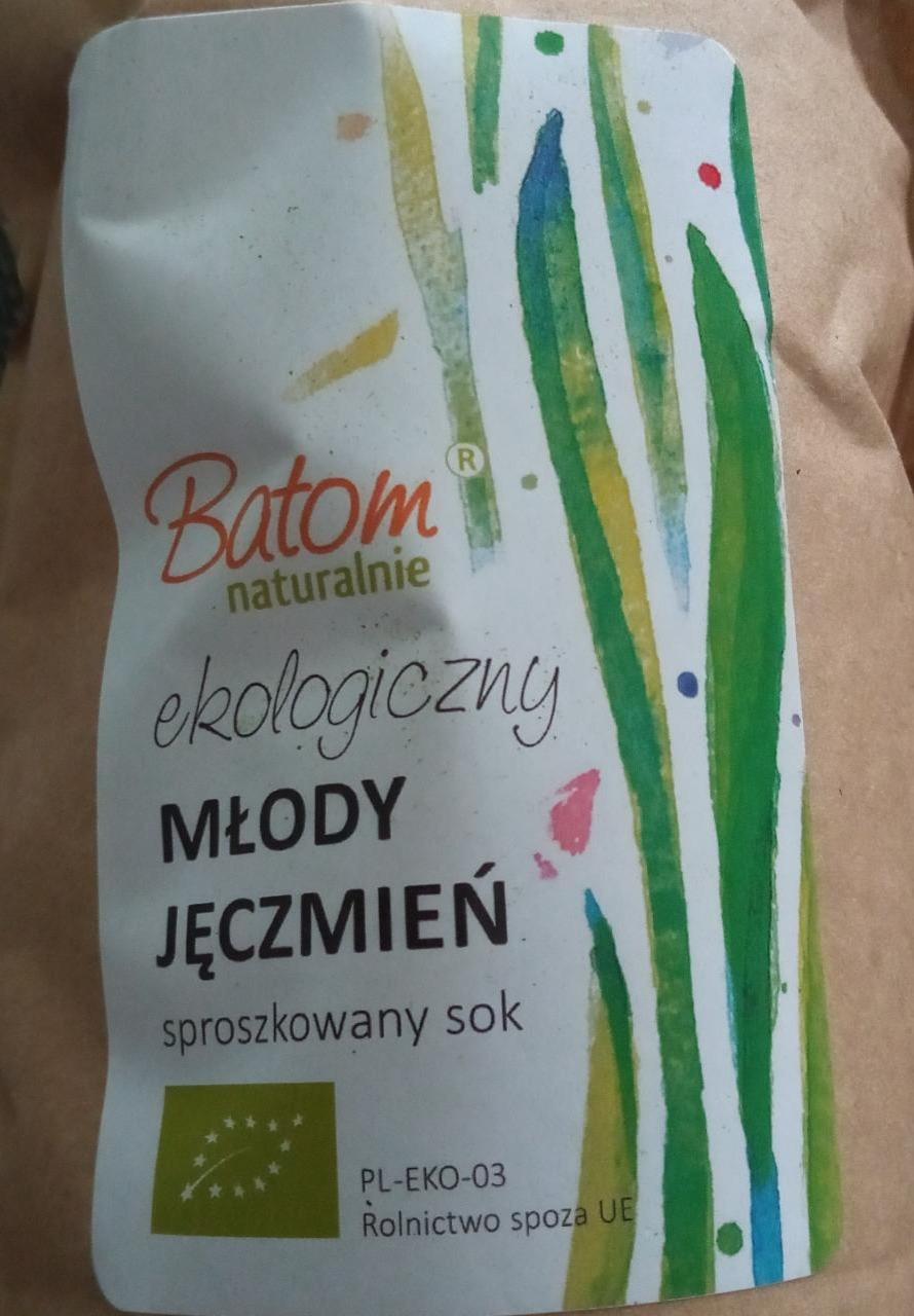 Zdjęcia - Młody jęczmień sproszkowany sok Batom naturalnie