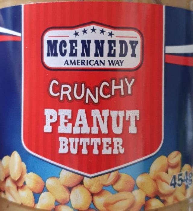 Crunchy Peanut Butter McEnnedy American Way - kalorie, kJ i wartości  odżywcze