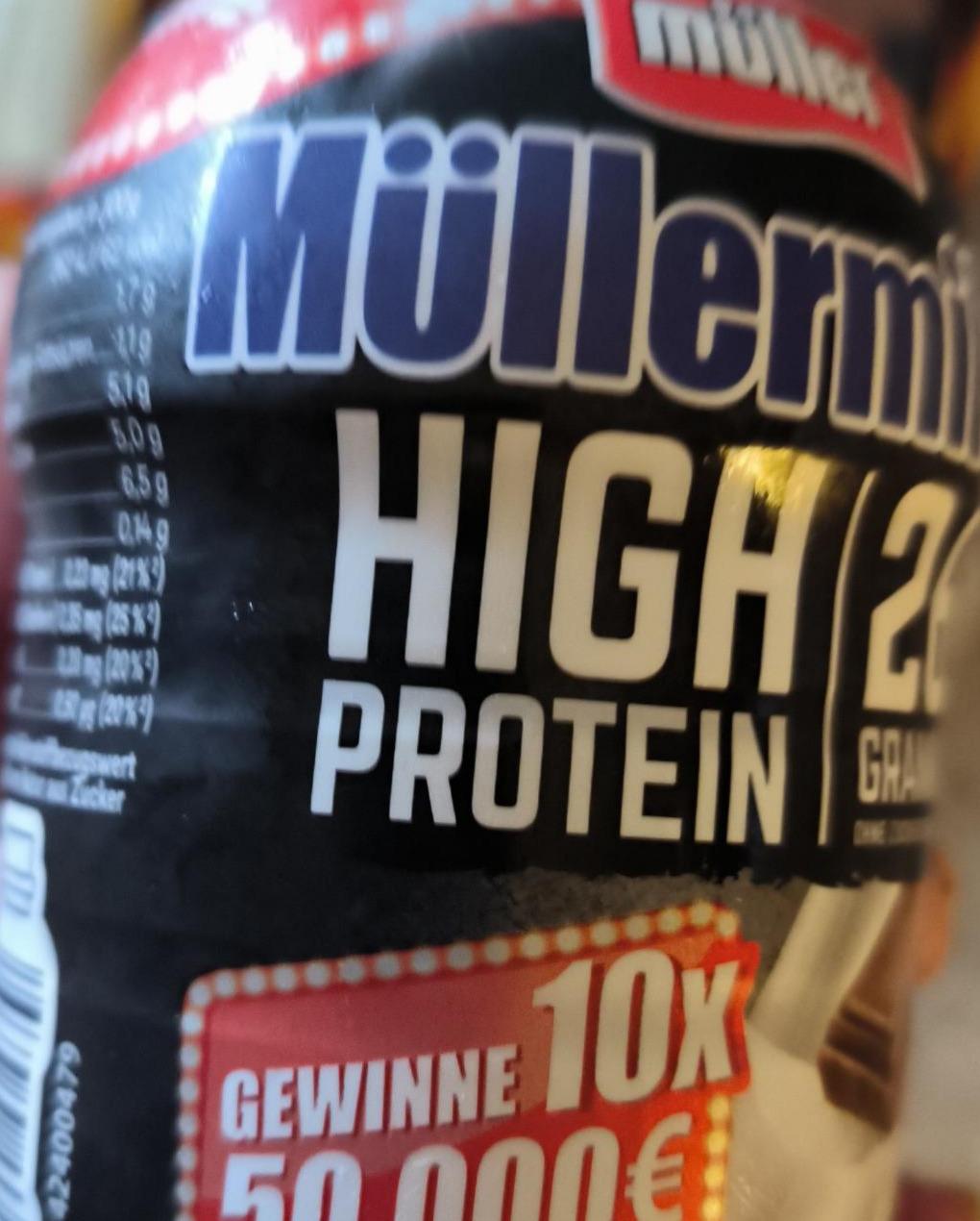 Zdjęcia - Müllermilch high protein kokos müller
