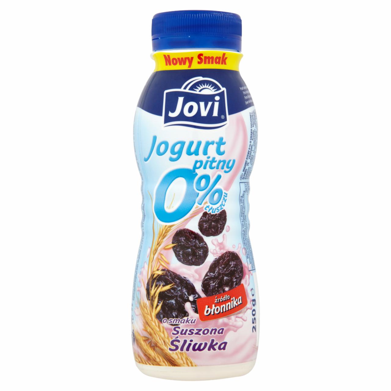 Zdjęcia - Jovi Jogurt pitny 0% o smaku suszona śliwka 250 g