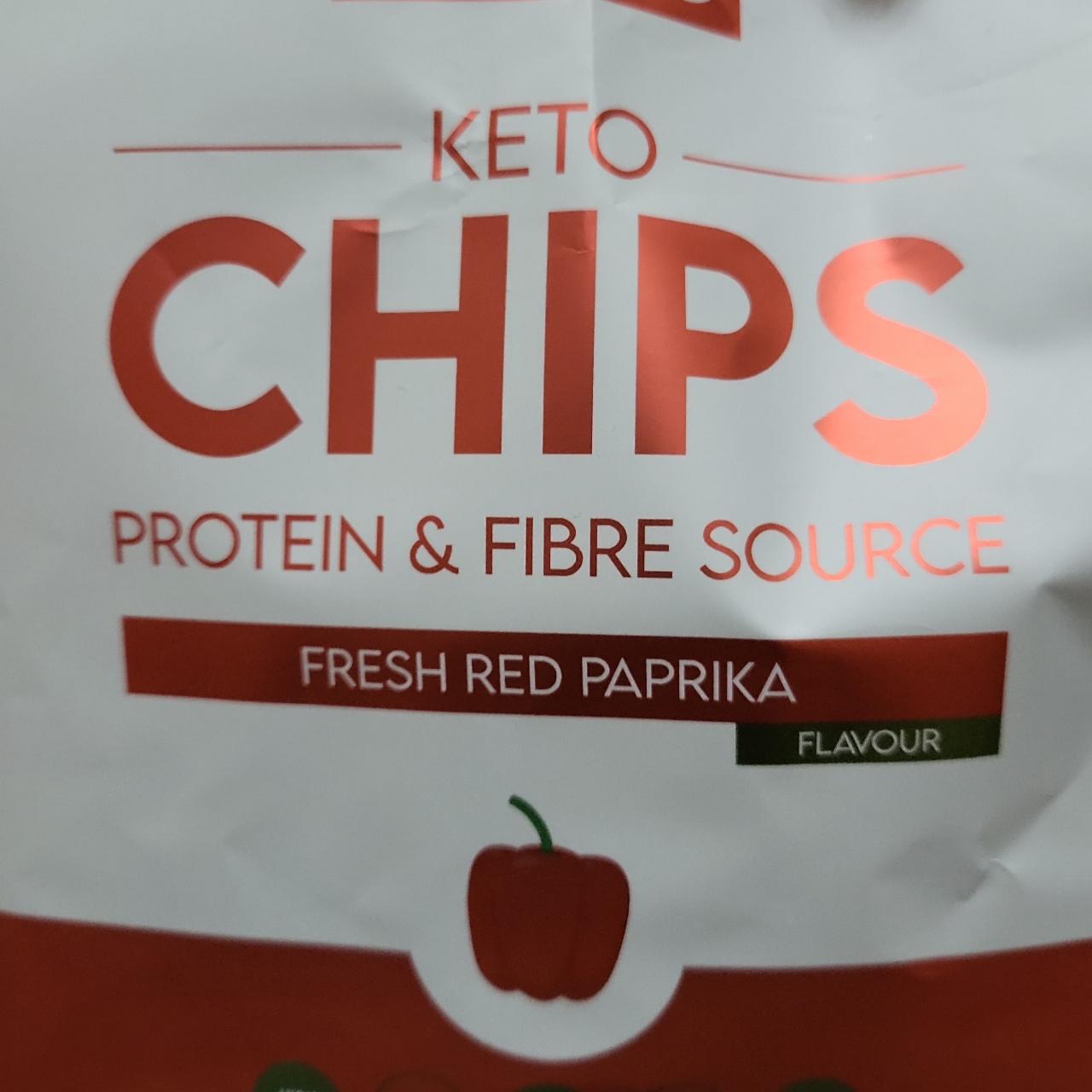 Zdjęcia - Keto Chips Protein and Fibre Source smak paprykowy Be Keto
