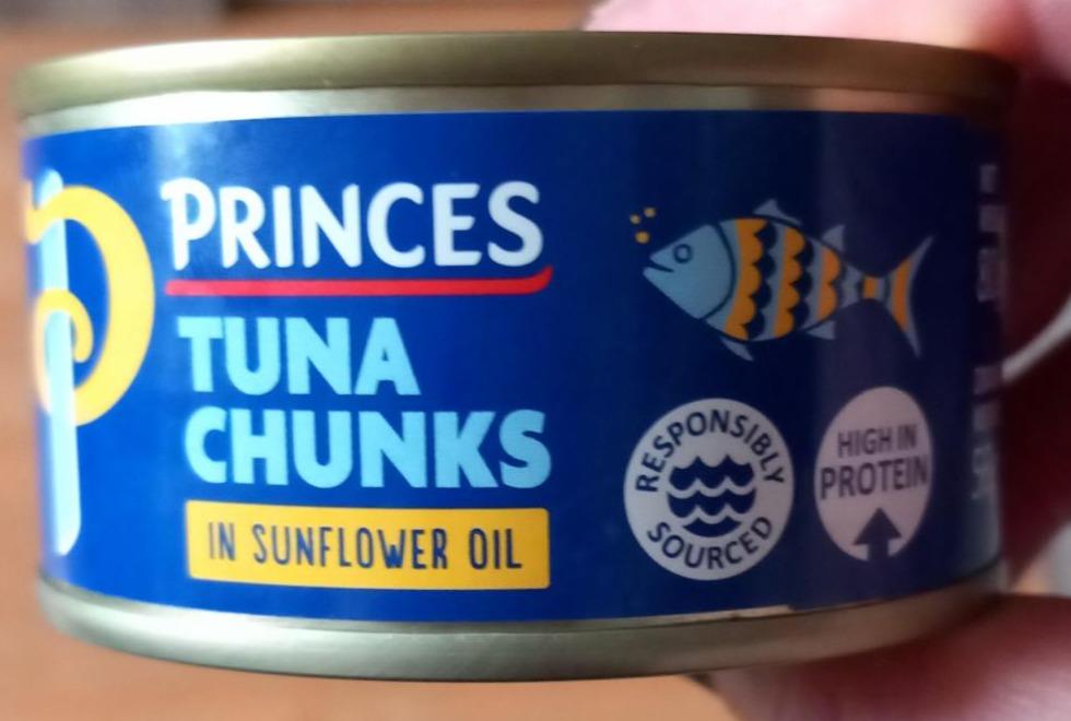 Zdjęcia - Tuna chunks in sunflower oil (tuńczyk w kawałkach w oleju słonecznikowym) Princes
