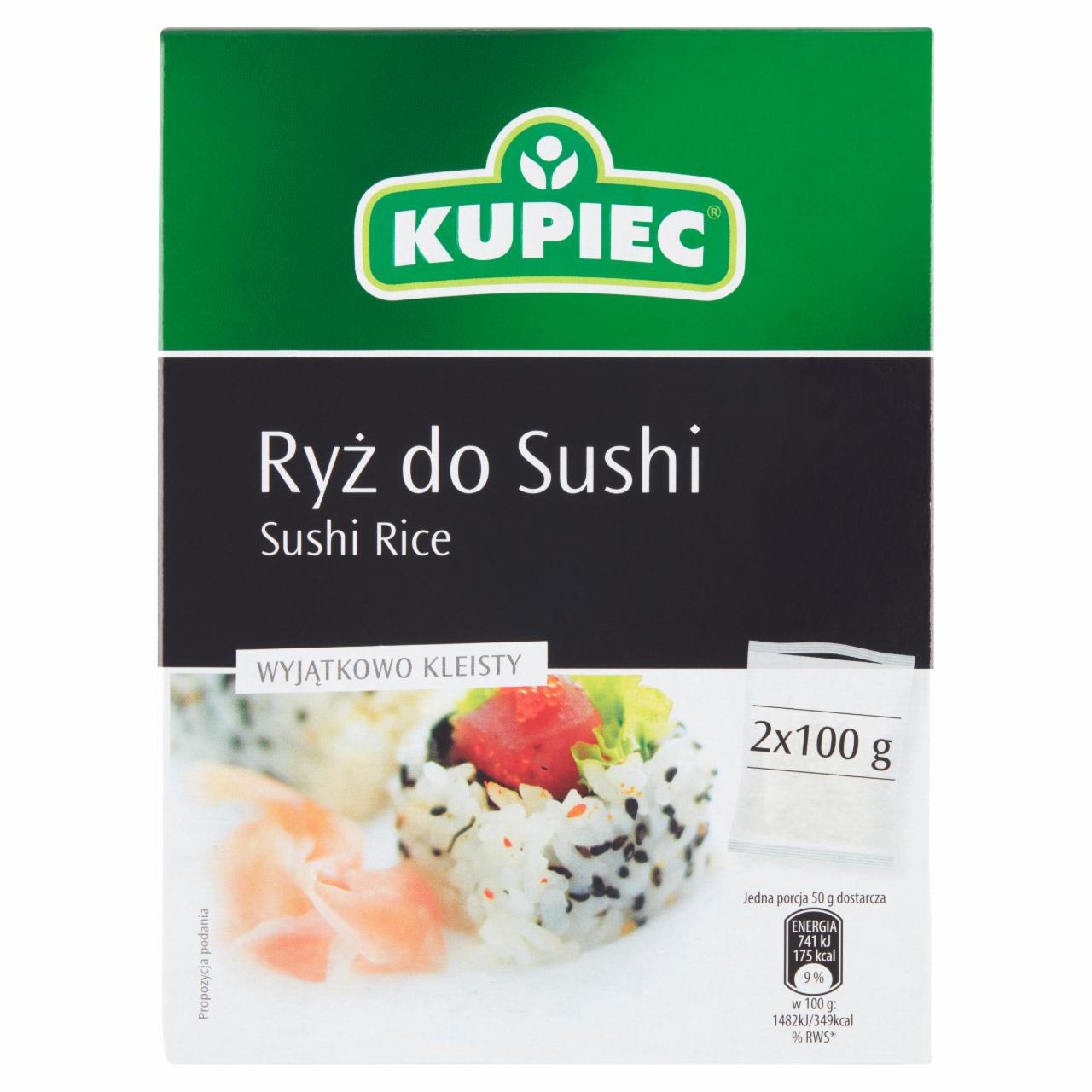 Zdjęcia - Kupiec Ryż do sushi 200 g (2 x 100 g)