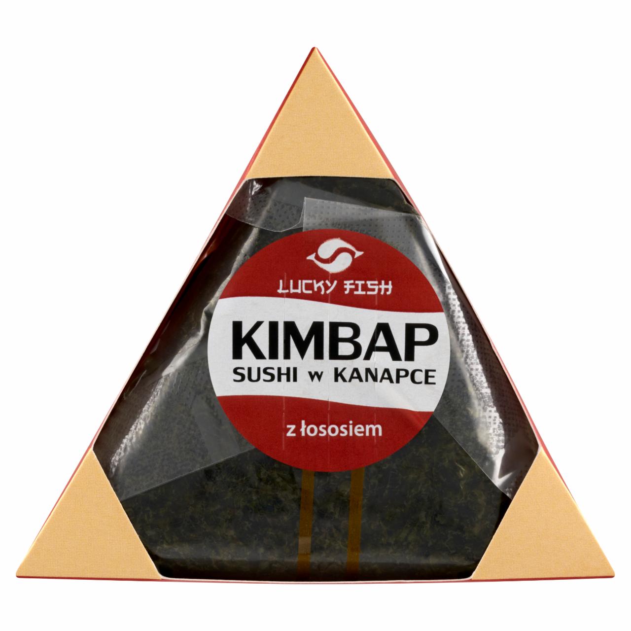 Zdjęcia - Kimbap sushi w kanapce z łososiem 120 g Lucky Fish