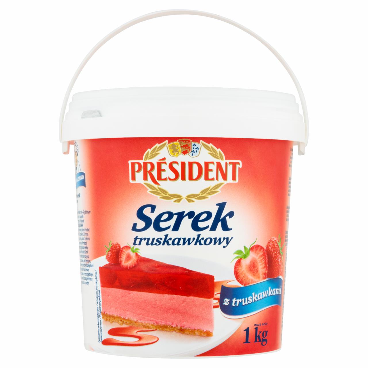 Zdjęcia - Président Serek truskawkowy 1 kg