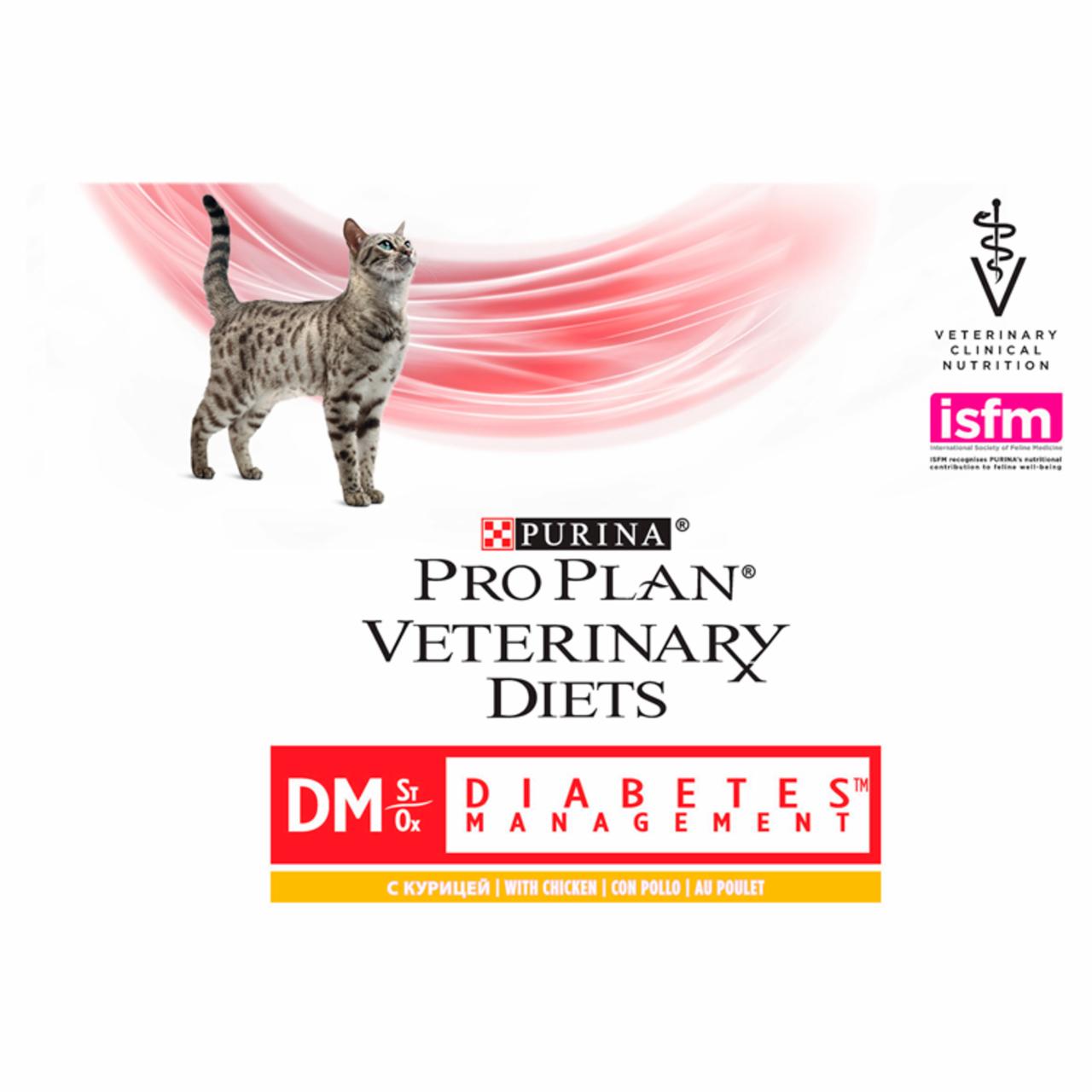 Zdjęcia - PRO PLAN Veterinary Diets DM St/Ox Diabetes Management Karma dla kotów 10 x 85 g